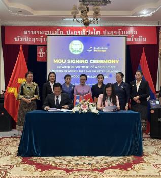 [EVENT] - MOU Signing Ceremony between Indochina Holdings and Cultivation Department - Ministry of Agriculture and Forestry of Lao PDR