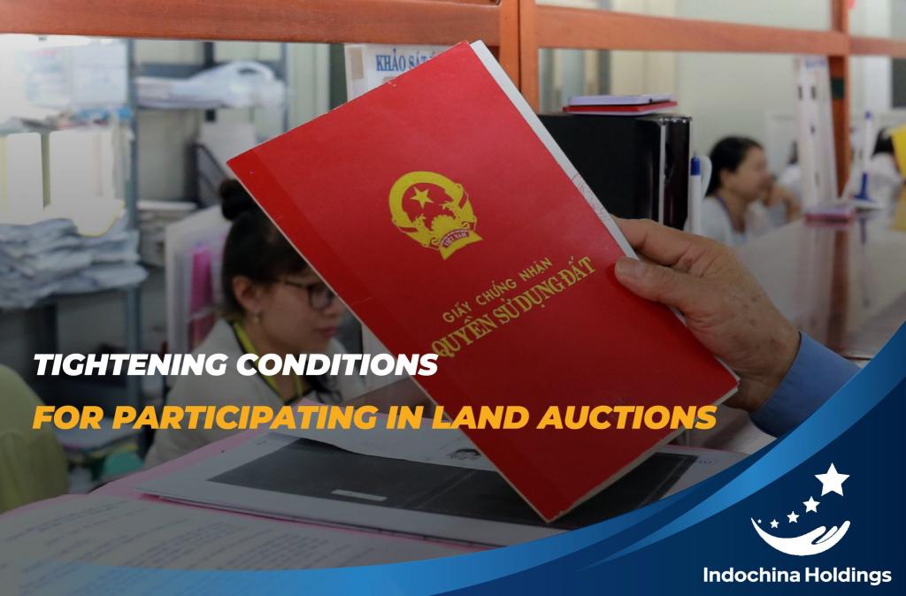 [NEWS] - Tightening conditions for participating in land auctions